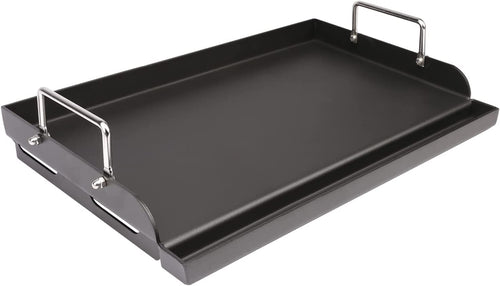 Nonstick Coating Cooking Griddle for Gas Grill, 25"x16” Griddle Plate Insert for Gas Stove, Charcoal/Electric Grill Gas Grill Large Flat Griddle Top Plate for Camping & Tailgating Grilling