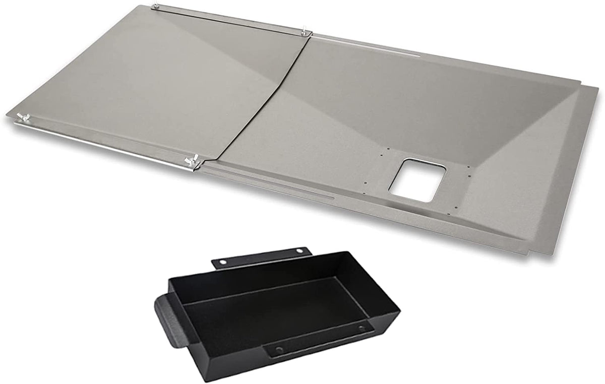 Grease Tray Catch Pan Kit for Nexgrill 3-5 Burner Gas Grills, Adjustab ...