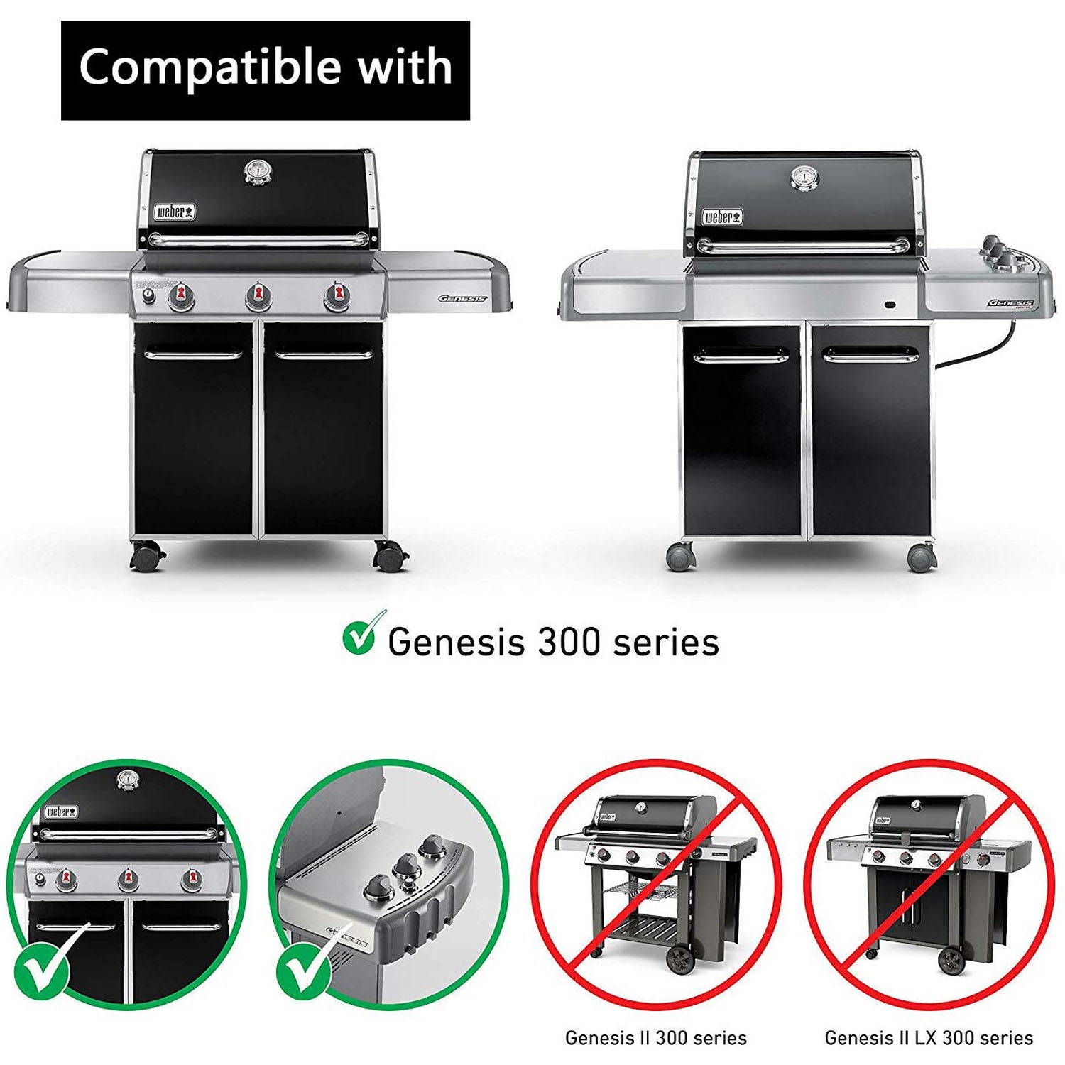 Cooking Grates for Weber Genesis E310, E320, E330, S310, S320, – GrillPartsReplacement - Online BBQ Parts Retailer
