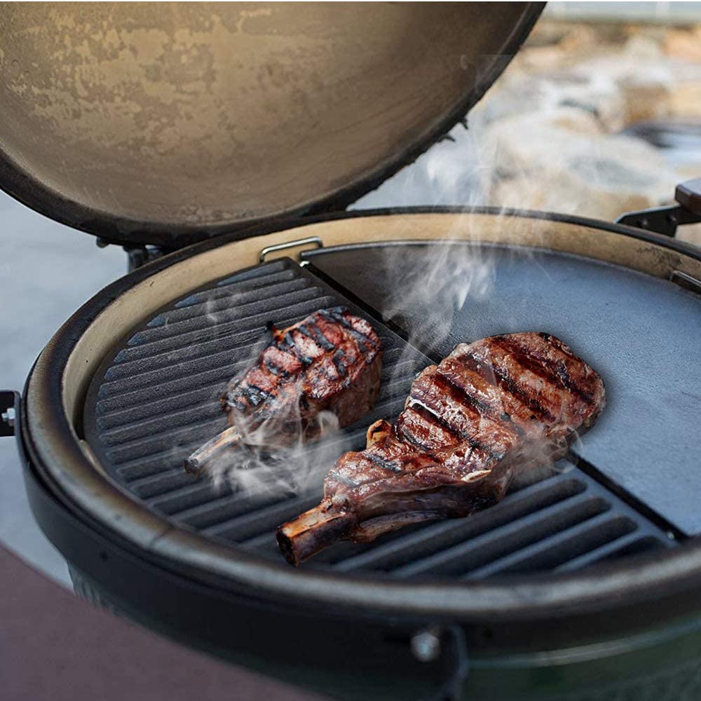 Egg Grill Big Green Egg Griddle Large GrillGrate Set For The XL