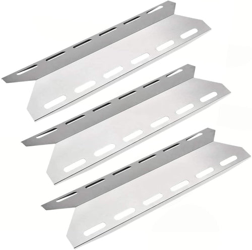 Stainless Steel Heat Plates for Nexgrill 720-0033, 720-0234, 720-0289, 720-0335 Grill Model, 3 Pack 5.68” x 17.3”