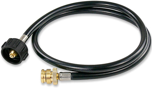 5 Feet Propane Adapter Hose 1 lb to 20 lb Converter Parts for QCC1 / Type1 Tank Connects 1 LB Bulk Portable Appliance to 20 lb Propane Tank