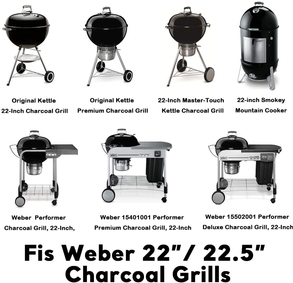 Grill Grates Kit for Weber 22'' Smokey Mountain Cooker, One – GrillPartsReplacement - Online BBQ Parts Retailer