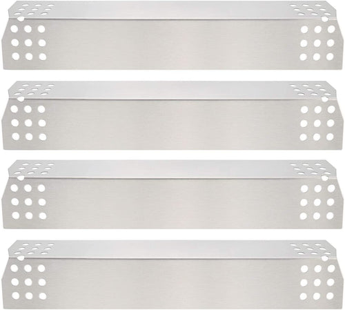 Grill Heat Plates for Sunbeam 720-0697, 720-0737 etc Grills, 4 Pcs Kit 14 9/16 x 3 3/8''