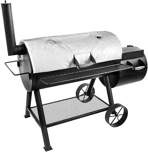 Thermal Insulated Blanket Winter Cover fits Oklahoma Joe Longhorn Pellet Smoker BBQ Grills