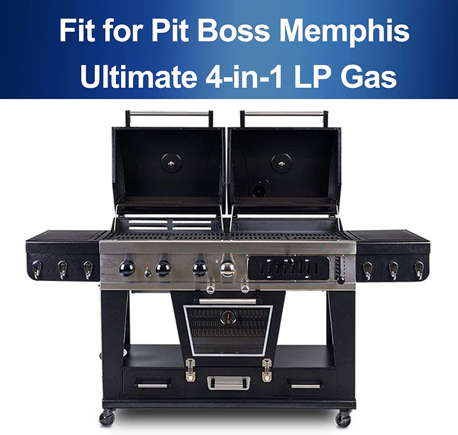 Warming Rack Plate for Pit Boss Memphis Ultimate 4-in-1 Pbmemu1 GAS & Charcoal Combo Grill with Smoker, Outdoor BBQ Grill Accessories