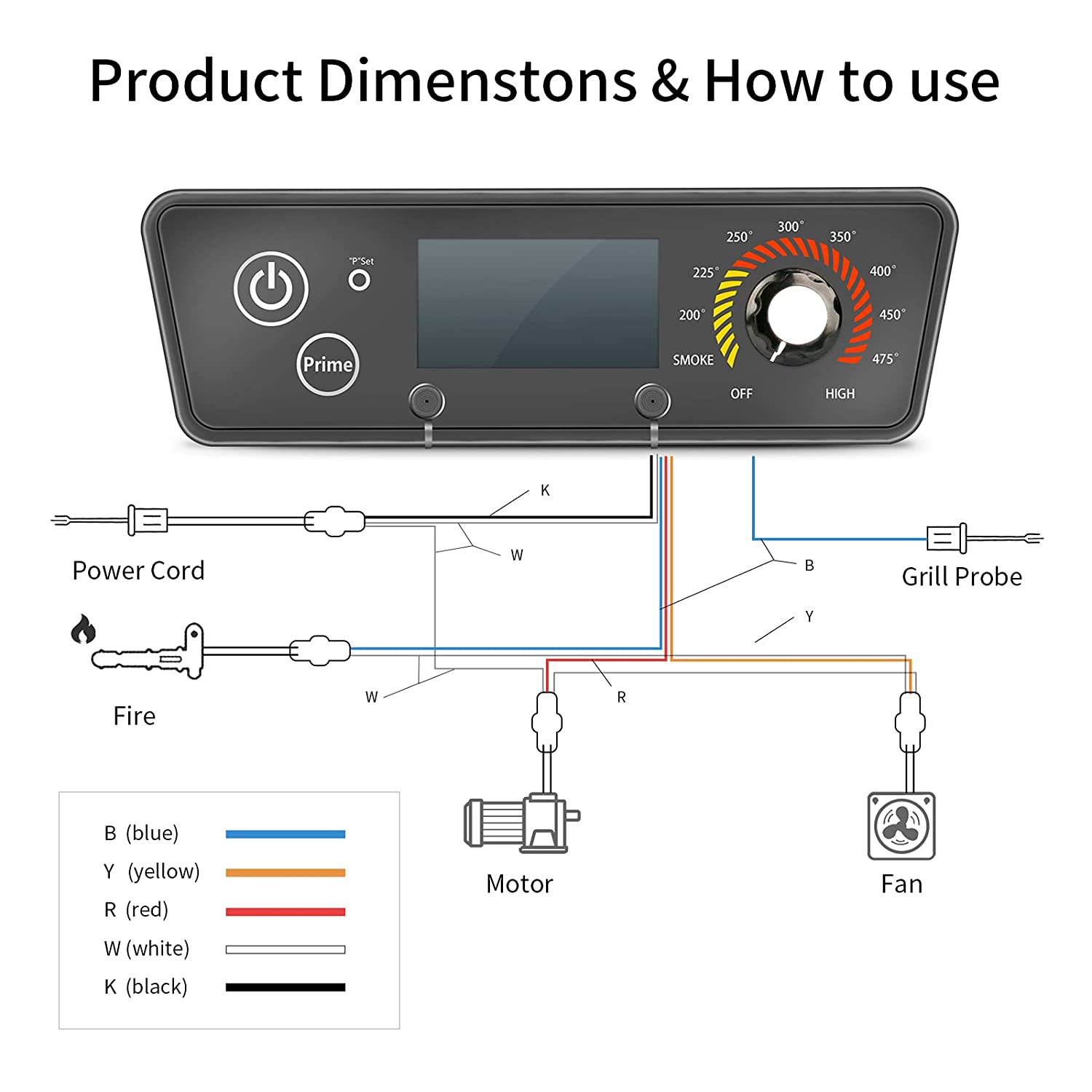 Pit Boss Smoker Parts Digital Thermostat Controller Board For Pit