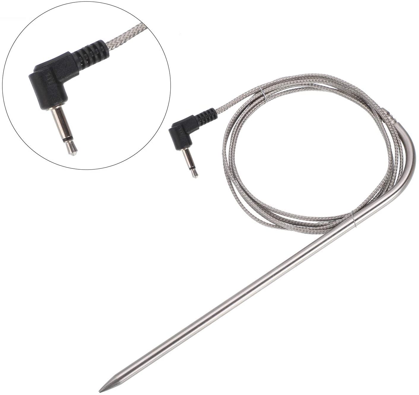 3.5mm Plug Meat Probe for Pit Boss 3 Series Vertical Smoker (PBV3P1) Grills, Replacement High Temperature BBQ Digital Thermostat Meat Probes