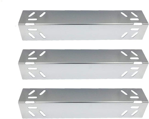 Stainless Steel Heat Plates for Kenmore 119.162310, 119.162300, 119.16301 etc Gas Grill, Flame Tamer Burner Cover 3 Pack