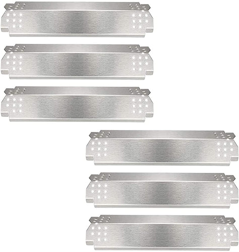 Heat Plates Kit for Expert Grill 720-0969, 720-0969E, 720-0969G, 720-0969GA, 720-0969GB 6 Burner Grills, Stainless Steel Flame Tamer