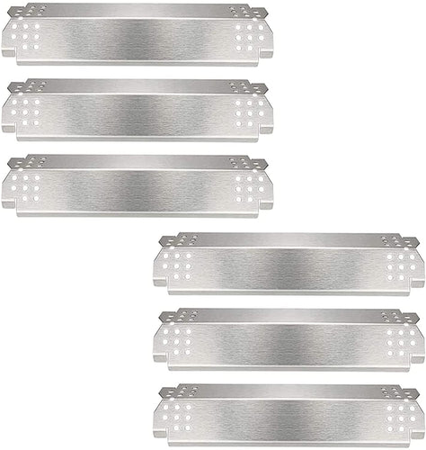Heat Plates for Nexgrill 6 Burner 730-0898, 730-0898A, 730-0896CA, 720-0869CG Grills, Stainless Steel 14.6 x 4.2 x 1.3 Inch