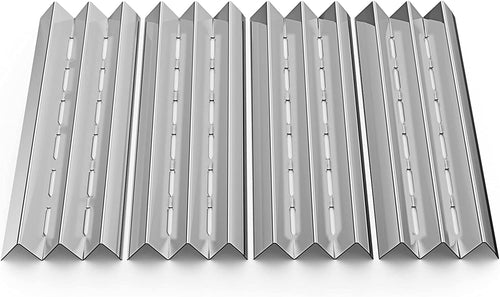 Heat Plates Flav-R-Wave for Huntington Gas Grills, 4Pcs Kit 15 7/8" x 6'' Grill Replacement Parts