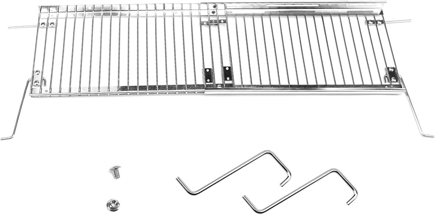Broiling Grill Rack Grill Warming Rack for Char-Broil 4-6 Burner Gas Grills, 18-33'' Lengt ...