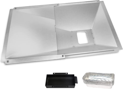 Grease Tray Catch Pan Foil Liner Kit for Cuisinart CGG-8500, CGG-7400 etc 2 - 3 Burner Gas Grills