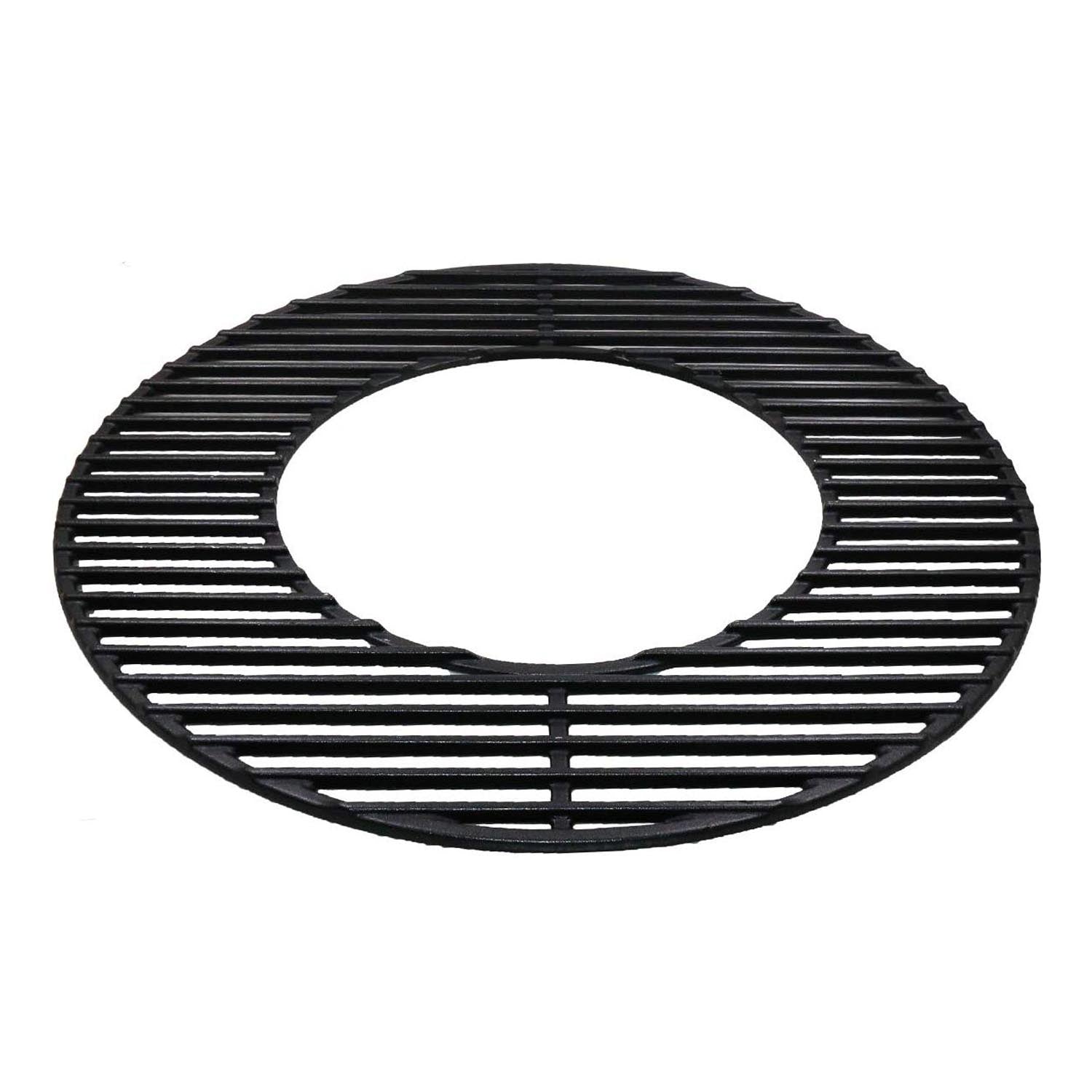 Uniflasy 8835 Cast Iron Gourmet BBQ System Cooking Grate for 22.5 inch  Weber Kettle Grill, One-Touch Bar-B-Kettle Master-Touch, Performer, Recteq