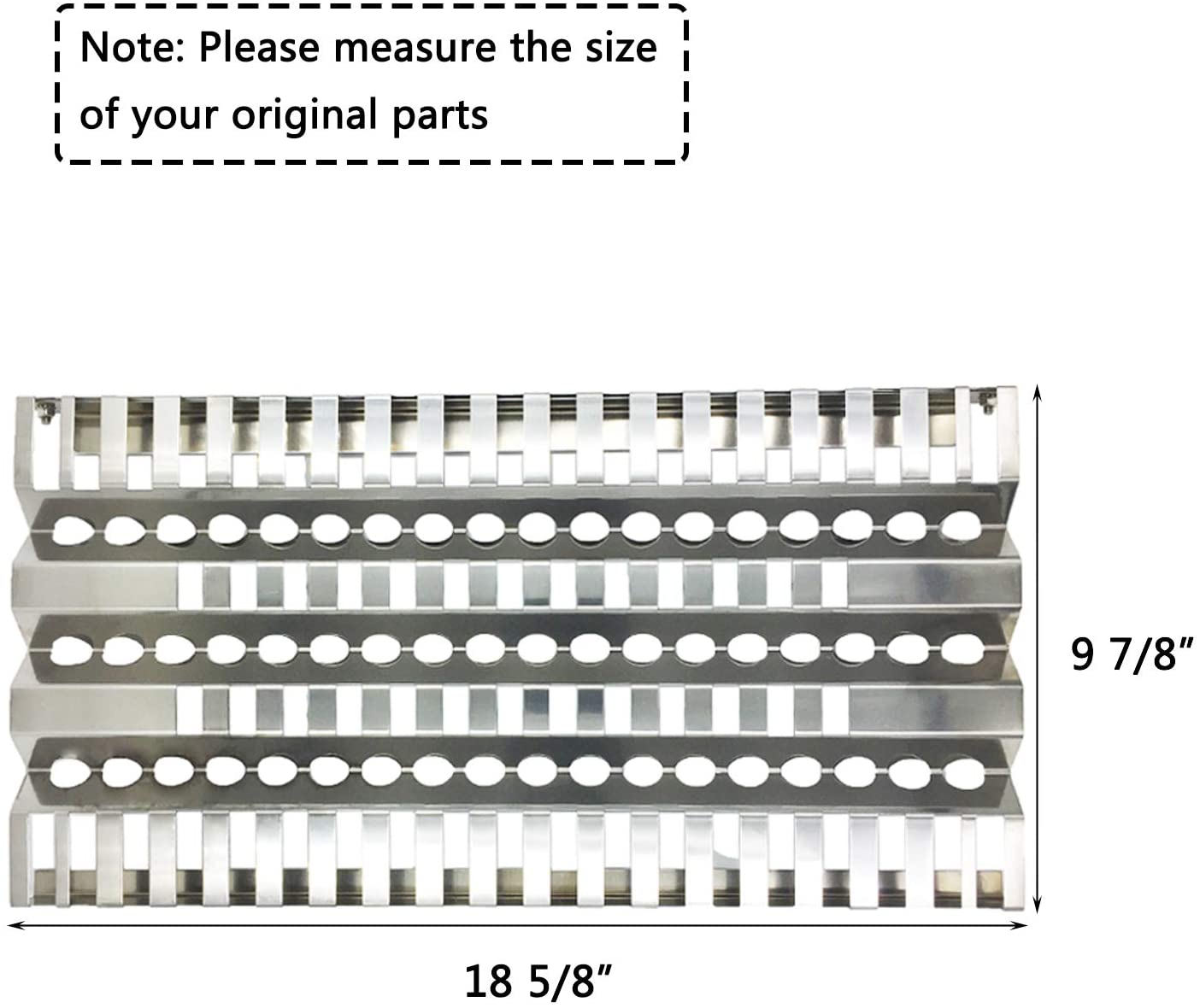 Vassoio Radiante In Ceramica Per Griglie BBQ DCS – 4 Pezzi, Ricambio Clivimi Per 27DBQR, 36 BGB36-BQARL E Altri - Foto 4
