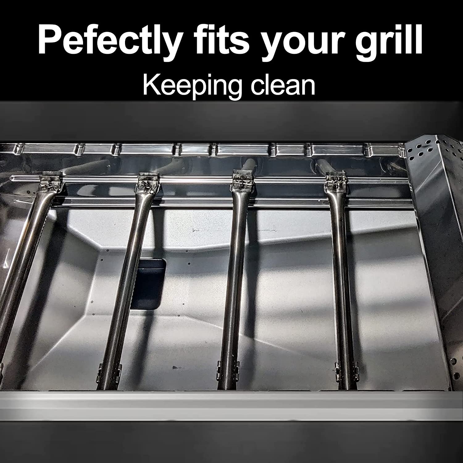 Grease Tray Catch Pan Kit for Expert Grill 3-5 Burner Gas Grills, Adju ...