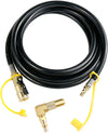 Quick-Connect RV Propane 12 Ft Hose with 90 Degree Elbow Adapter Fitting for Blackstone 17"/22" Griddle or RV Trailer, Camper Gas Grill Conversion 1/4" Quick Connect and Shutoff Valve Kit