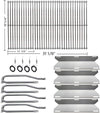 Nexgrill 720-0337 Gas Grill Repair kit, Burners, Heat Plates, Grates and Igniters Set