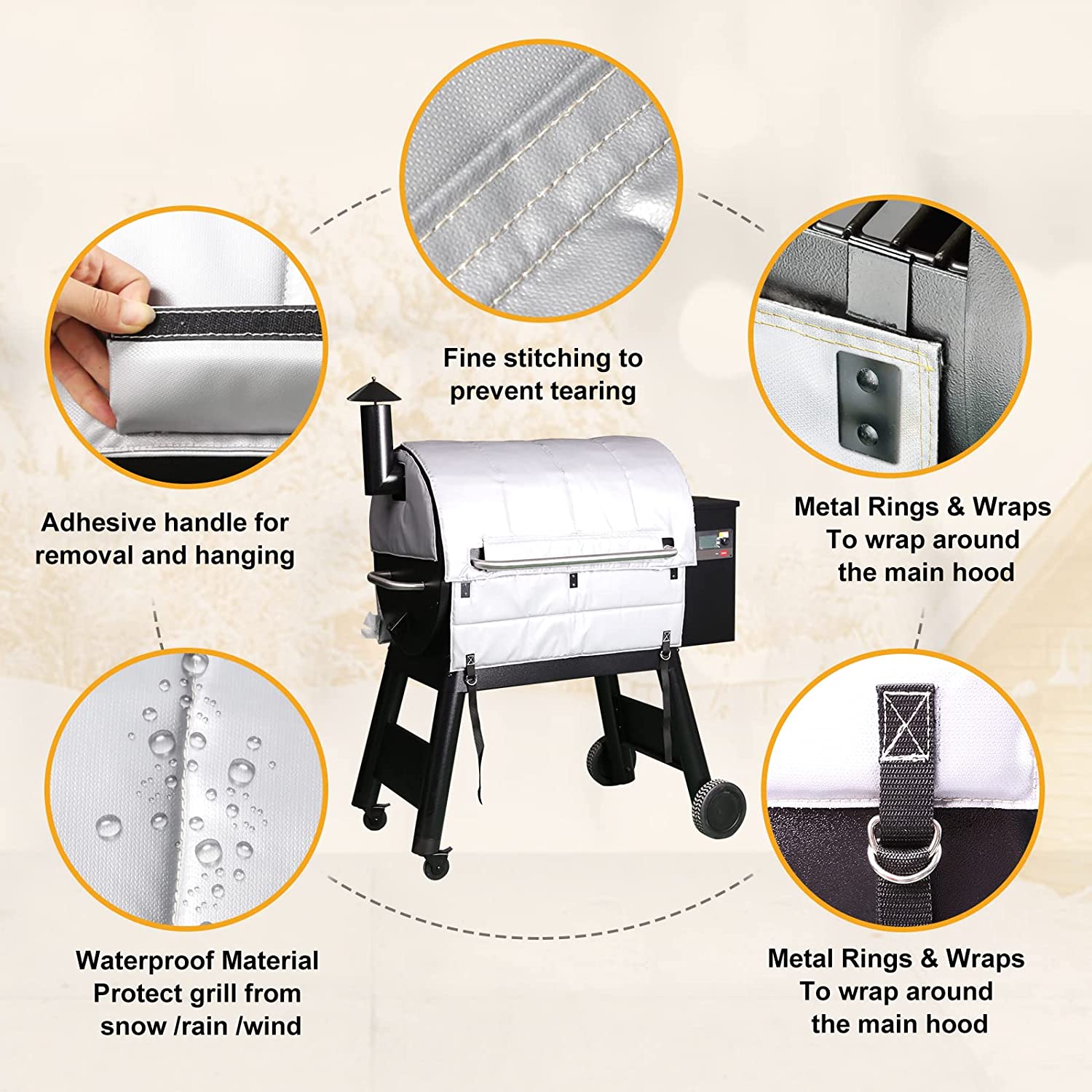 Wood Pellet Pit Boss Insulated Blanket Pit Boss® 800 Series Wood