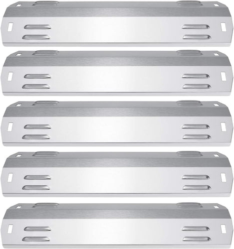 Grill Heat Tent Shield Plates fits 5 Burner Dyna Glo DGA550SSP-1, DGA550SSP-D-1, DGA550SSP, DGA550SSP-D Grills, 5 Pcs Kit