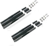 Adjust BBQ Heat Tent Shields 2 Pcs Parts Kit 15.75 to 18.75" x 6'' for Gas Grills Replacement