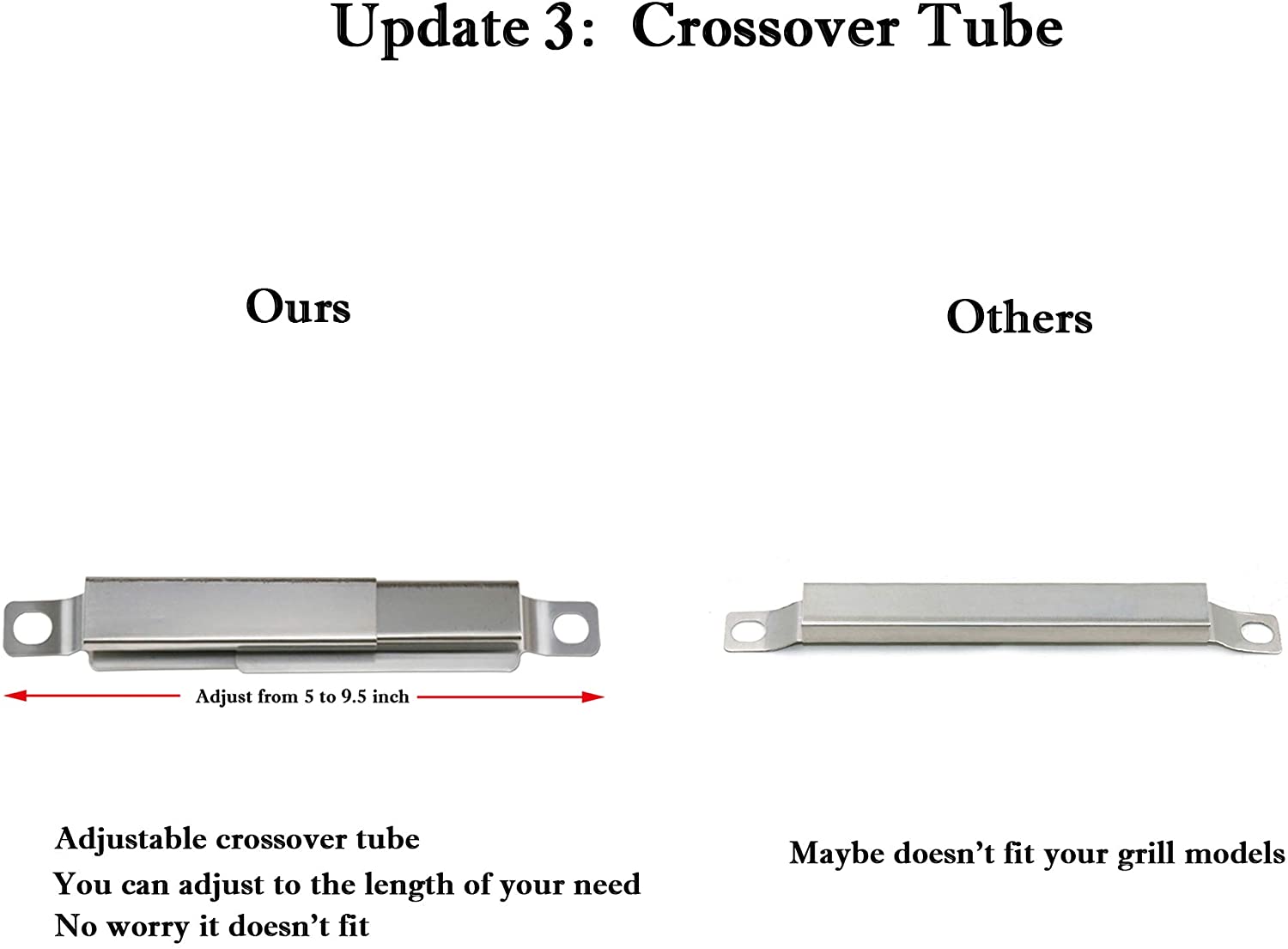 Replacement Parts Kit for Kenmore D02M90220 Grill, Burners + Heat
