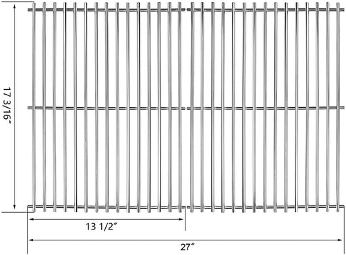 BBQ Cooking Grates for Nexgrill 720-0697, 720-0697E etc Grills