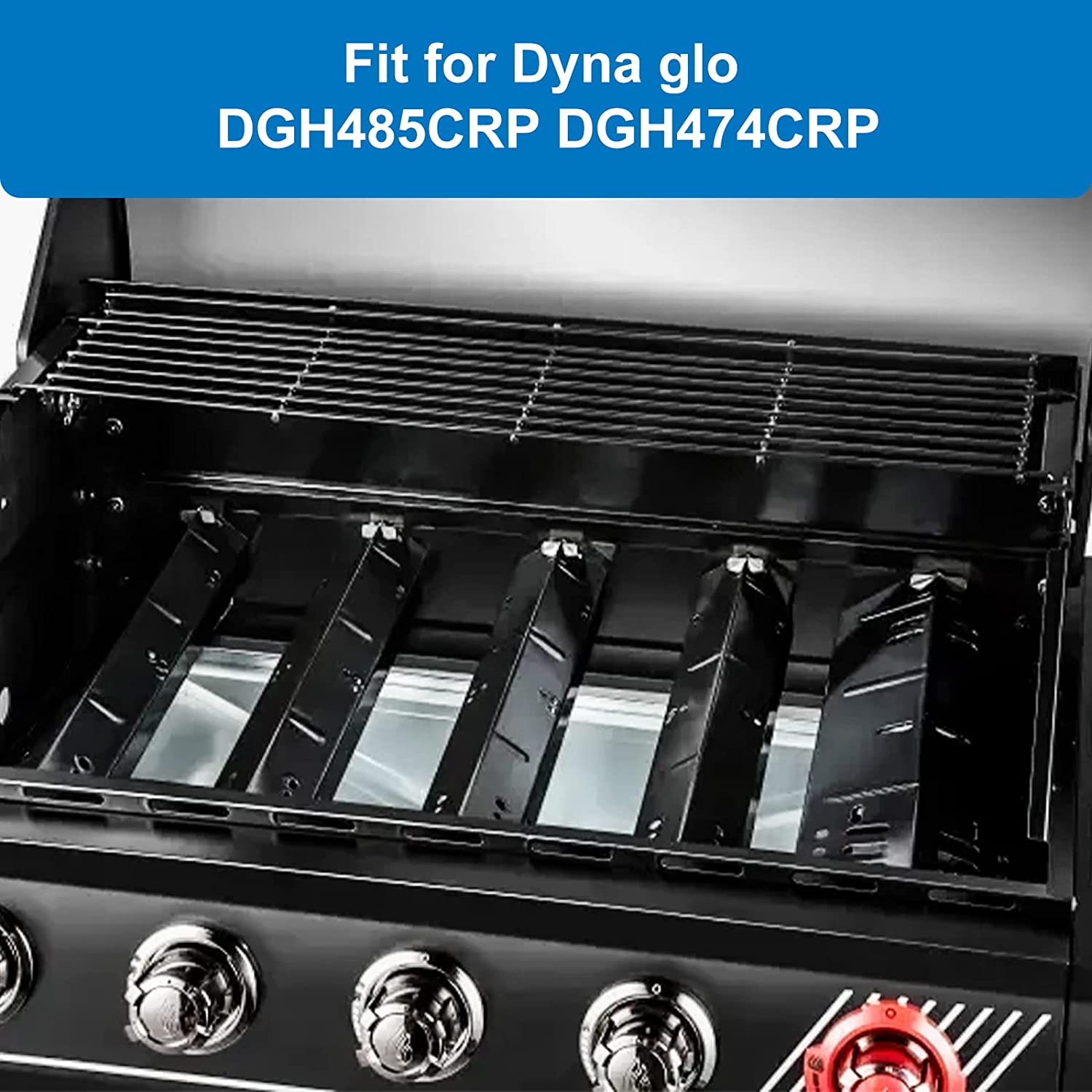 Dyna-Glo Grill Replacement Parts - Heat Plates & Burner Kit For 3,4,5 Burner Models