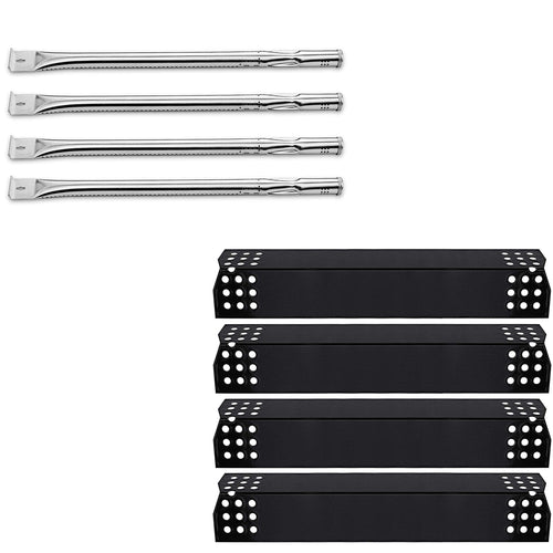 Repair Parts for Nexgrill 720-0925, 720-0925P 4 Burner Gas Grills, Replacement Burner Tubes+Heat Plates