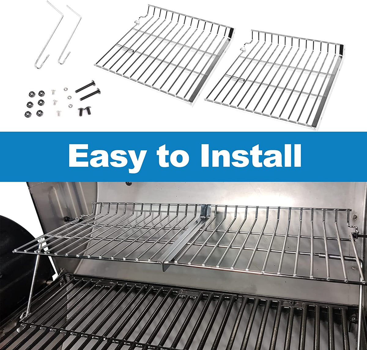 Burly Grill Aschekanne 50,8 Cm | Ersatz Für Chargriller 5050, 5072, 5650 U.a. | Pulverbeschichteter Stahl