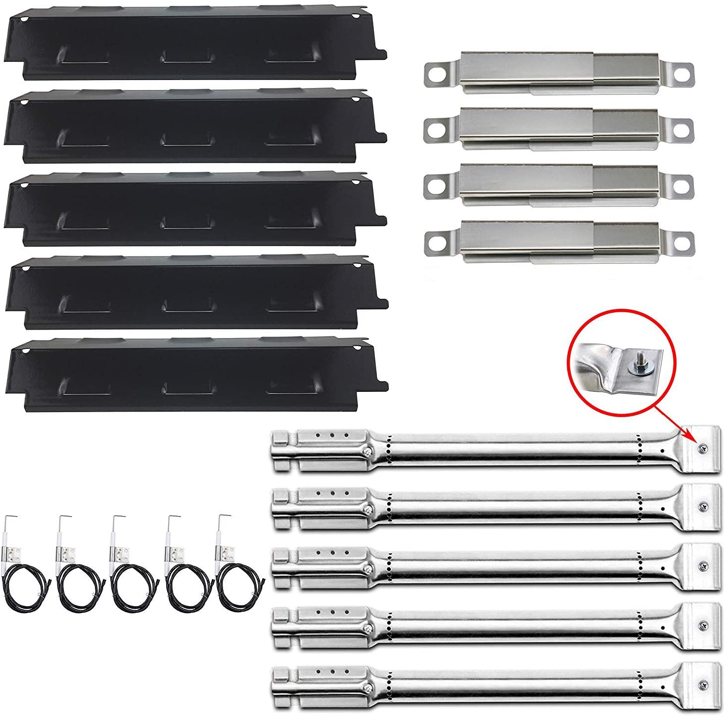hauck burner replacement parts Replacement Parts Kit for Kenmore D02M90220 Grill, Burners + Heat Plat – GrillPartsReplacement