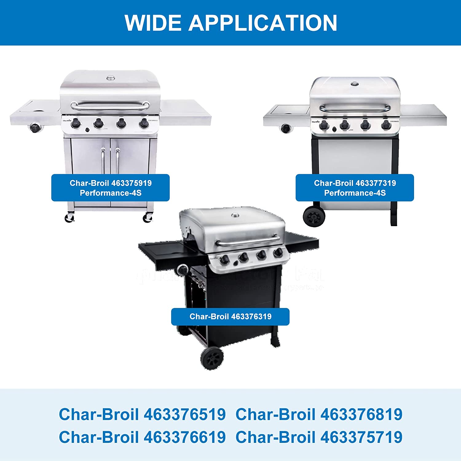 Burner Grill Char Broil 463376419 Grill Cooking Grates Replacement