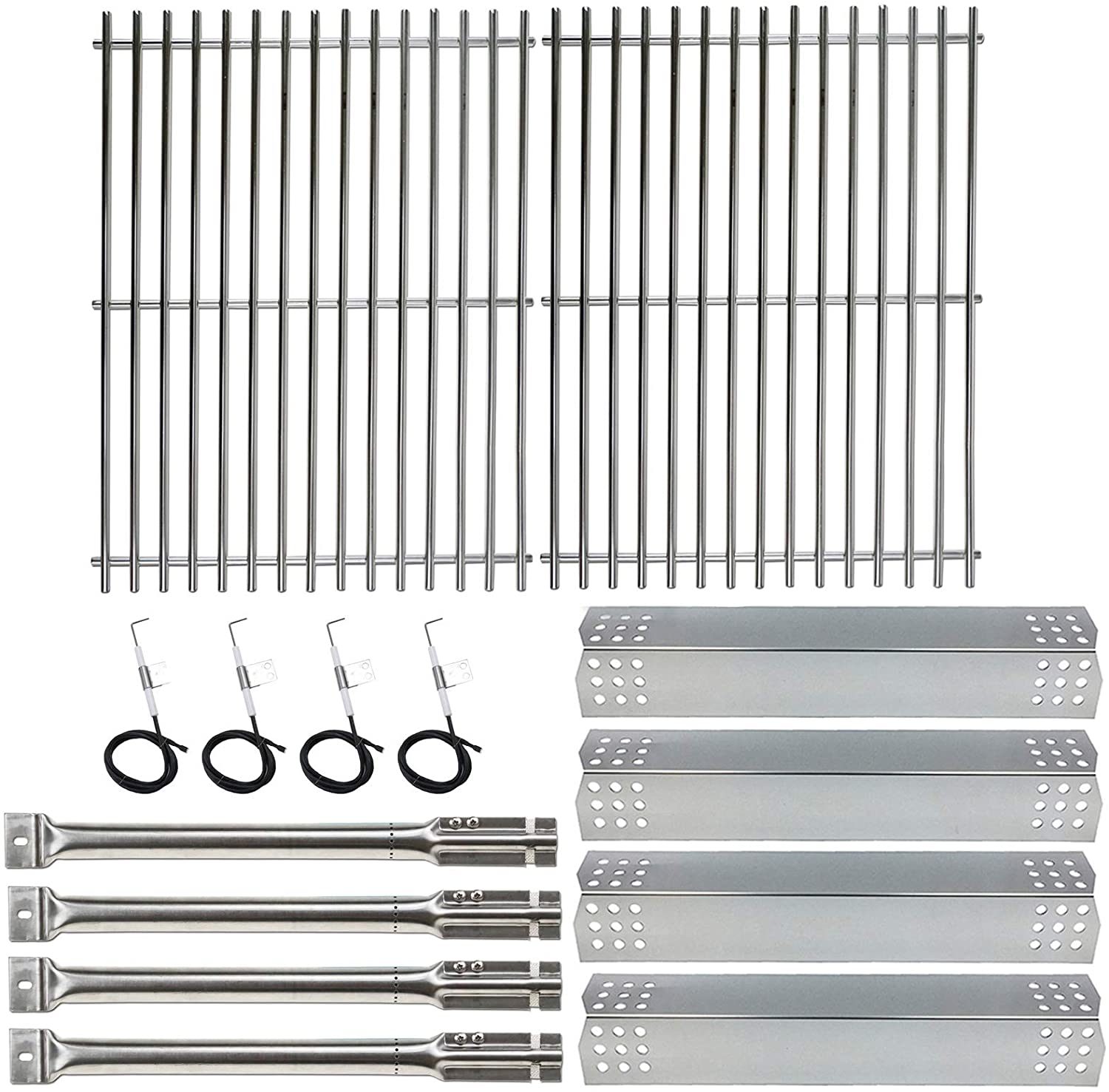 Repair Kit for Master Forge 1010037 Grill Burners, Plates Tent
