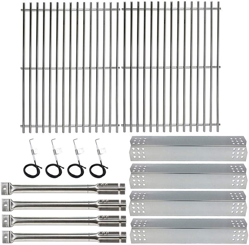 Repair Kit for Master Forge 1010037 Grill Burners, Plates Tent Shield and Cooking Grids Grill Grate Replacement Parts
