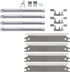 Heat Plates, Burners and Carryover Tube Replacement Parts for Brinkmann 810-3660-F Gas Grill Models