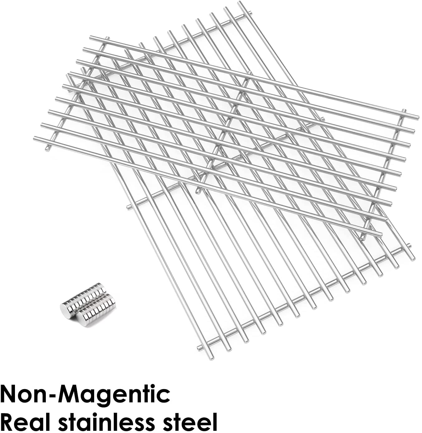 Grill Parts Zone Stainless Steel Cooking Grid – Fits Grand Cafe, Kenmore 141.17677, Kirkland, Master Forge & More