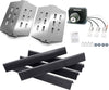 Repair Kit for Weber Genesis E310, E320,S310, EP310, CEP310, EP320, CEP320 Front Knobs Grills, 7621 Flavor Bars+7622 Heat Deflector+7628 Igniter