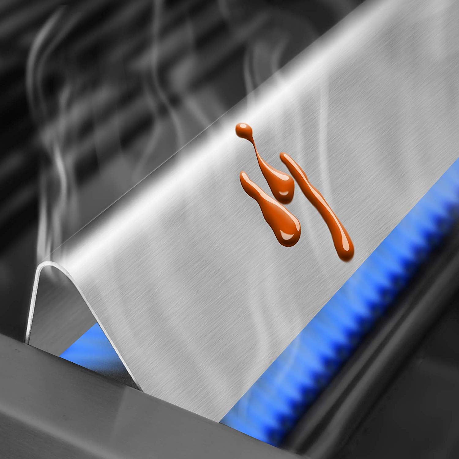 Barre Flavorizer Per BBQ Weber Spirit 200/210 - Acciaio Porcellanato, 5 Pezzi, 54.6cm - Foto 11