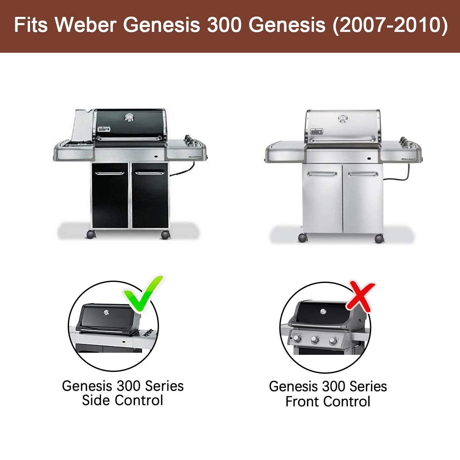 X Home 67820 Kit tubo bruciatore per Weber Genesis 300 Series (2007-2010), Genesis E/S-310, griglia 320 con controllo laterale, in acciaio inox, 34-1/4, parte #67722 X Home 67820 Kit tubo bruciatore per Weber Genesis 300 Series (2007-2010), Genesis E/S-310, griglia 320 con controllo laterale, in acciaio inox, 34-1/4, parte #67722