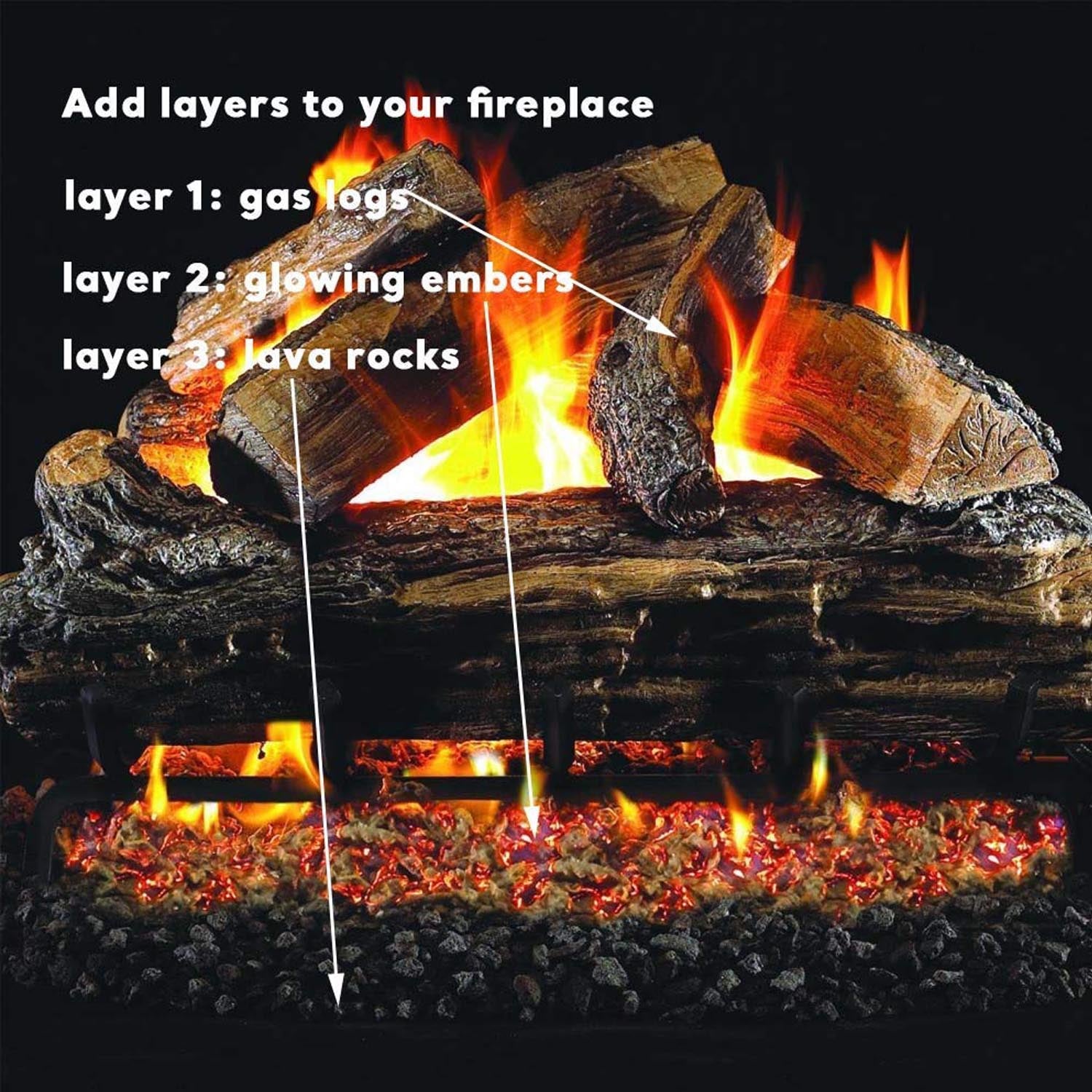 Gas Fireplace Embers Replacement at Henry Briggs blog