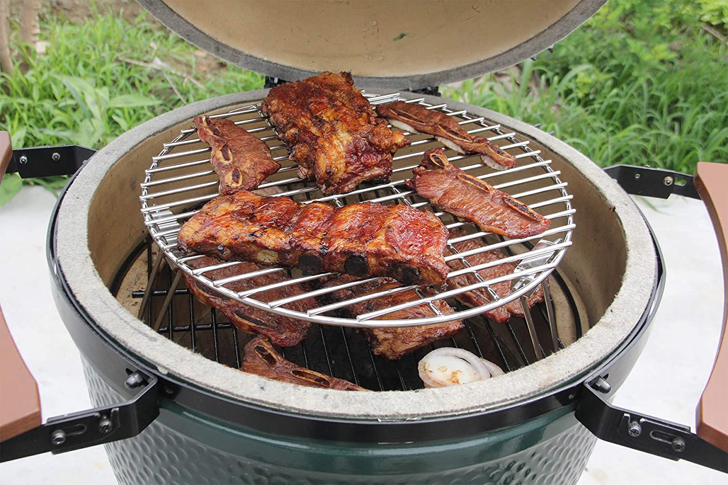 Pizza Stone For Bbq Grill MixRBBQ Grill Expander Rack For Big