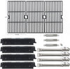 Grill Parts Kit for Char-broil 463420507, 463420509, 463460708, 463460710 Models, Grates, Burners, Heat Tents, Crossovers Set