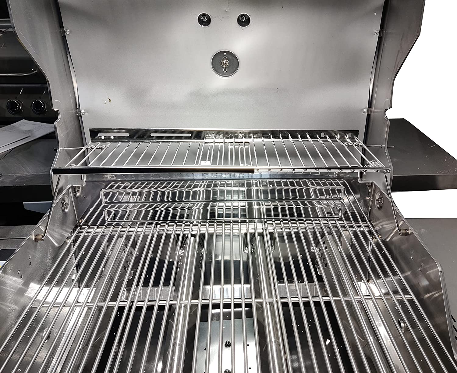 Broiling Grill Rack Warming Rack for Char-broil 2-3 Burner Grills, 13.4'' - 25.2'' Length ...