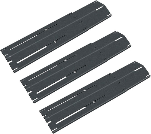 BBQ Adjustable Heat Plates Shield Kit for Brinkmann 810-2600-0 etc, Adjust 11 3/4" to 21" x 3 3/4", Grill Replacement Parts
