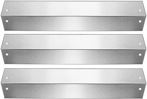 Heat Plates 3Pcs fits Char-Griller 3000, 3001, 3008, 3030, 3070, 3072, 4000 Grills, 18 15/16 X 3 7/8 Replacement Parts